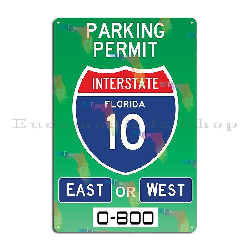 us road sign miami south interstate Metal Print Pub Club Bar Vintage Cinema Tin Poster 20x30cm