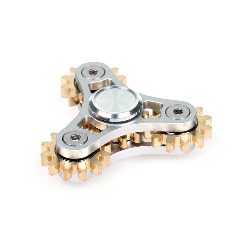 Multi Gear Rotating Fidget Spinner Boy Gift Nine Tooth Linkage Finger Tip Gyroscope Anti-Anxiety Toy For Kids Adults Gift