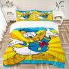 3pcs Disney's Happy Donald Duck Printed Quilt Set Soft and Comfortable Quilt Cover for Bedroom, Guest Room W036