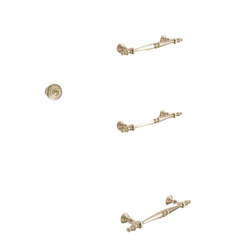 Antique Bronze Brass Pull Handles Vintage Cabinet Door Drawer Wardrobe Knobs 1PC Decorative Hardware Furniture