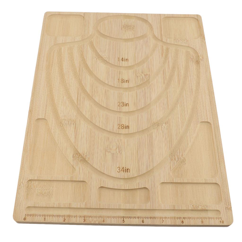 Bead Board Jewelry Making Beading Tray Necklace Design Mat Bambusoideae 28.5x38x1cm
