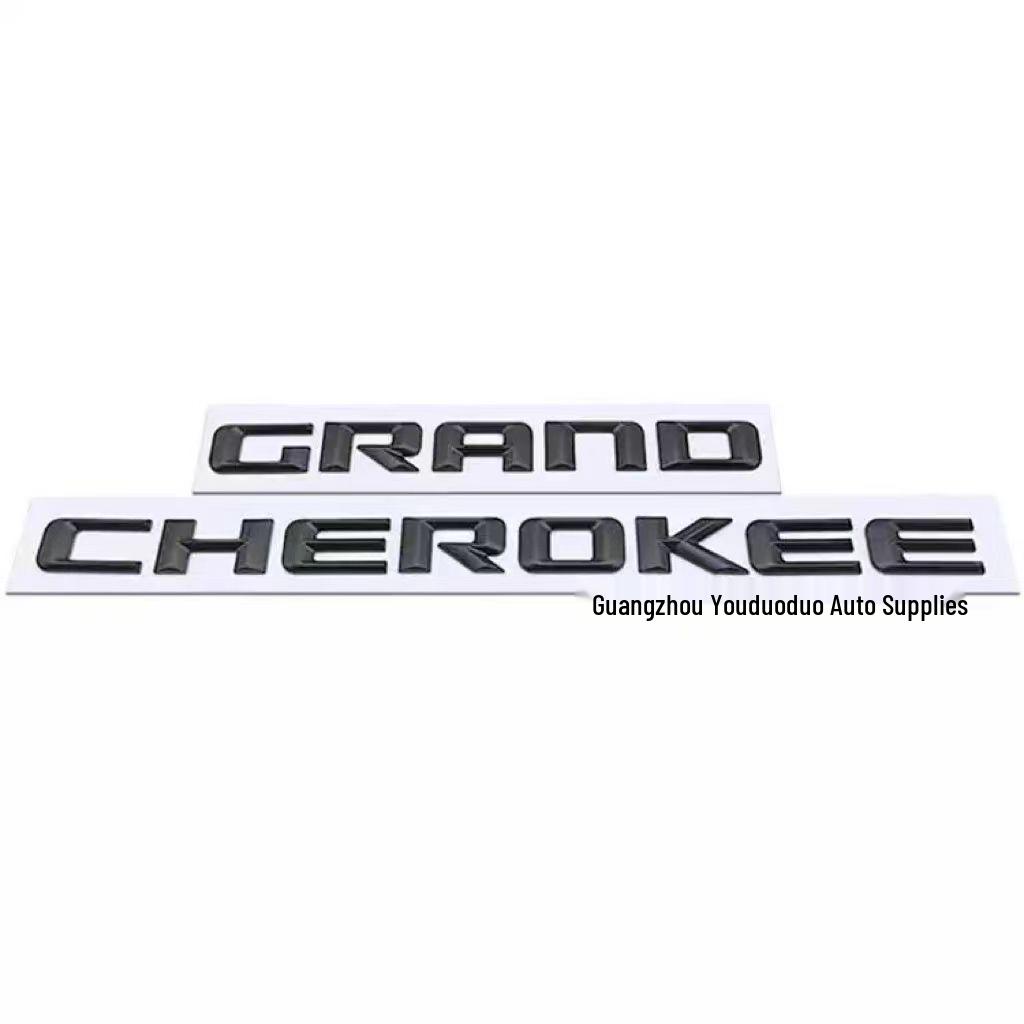 ABS Modifikovaná samolepka s písmeny pro Jeep Grand Cherokee Logo auta Znak na dveře