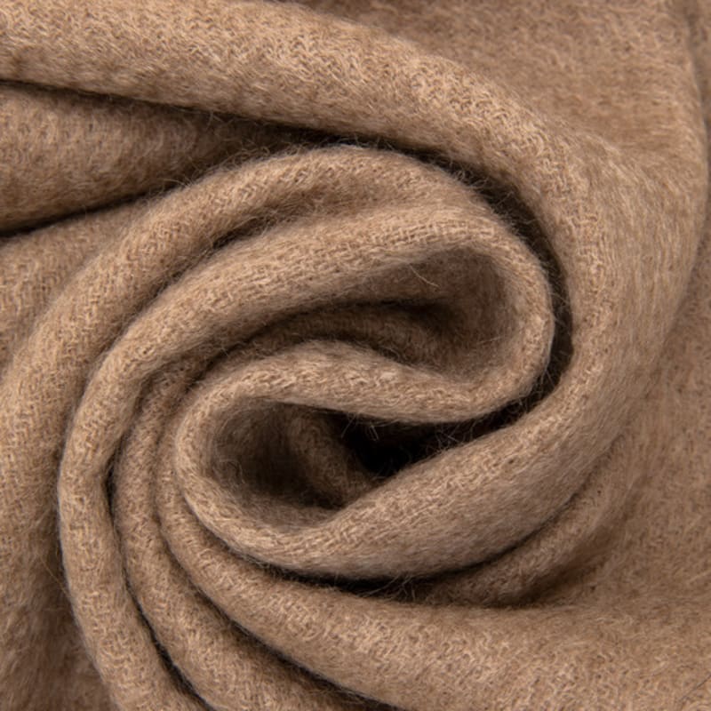 RECLOW RECLOW LAND 100% Cashmere Muffler Sand Brown