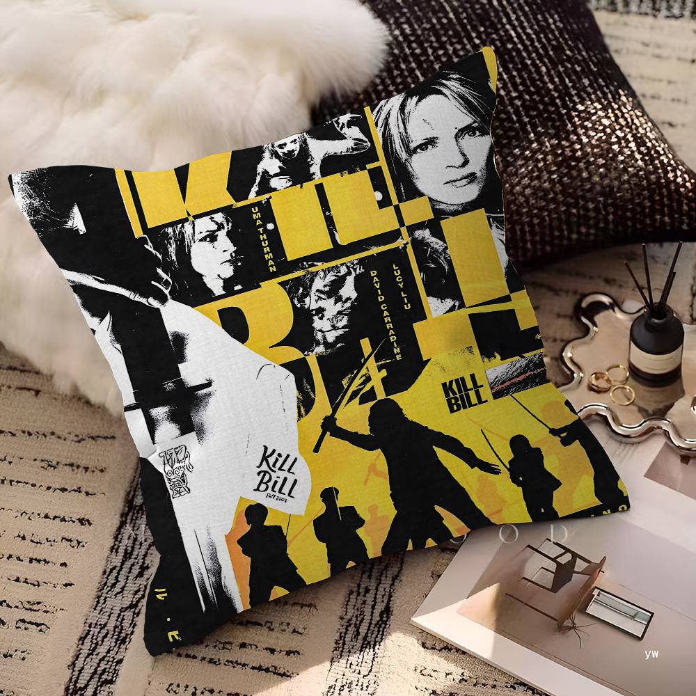 Movie Kill Bill Lucky Dragon Pillow Cover Sofa Cushion Cover Home Room Decoration Children Gift