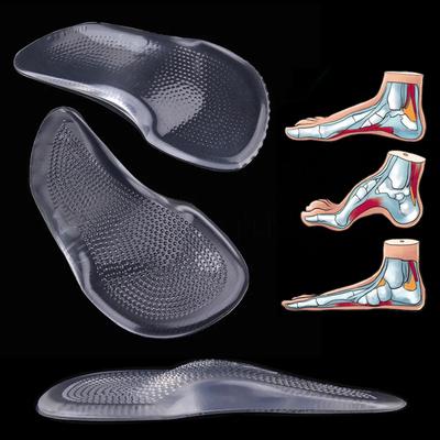 3/4 Arch Support Pad for High Heels Flat Feet Orthotics Orthopedic Insoles Corrector for Shoes Woman Feet Care