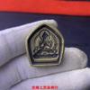 Tibetan Style Buddha Statue Mold Brass Antique Office Study Desk Decoration Square Lion Copper Seal