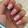 Pink Short French Fake Nails - Fresh, Simple, Niche Wearable Manicure Pieces