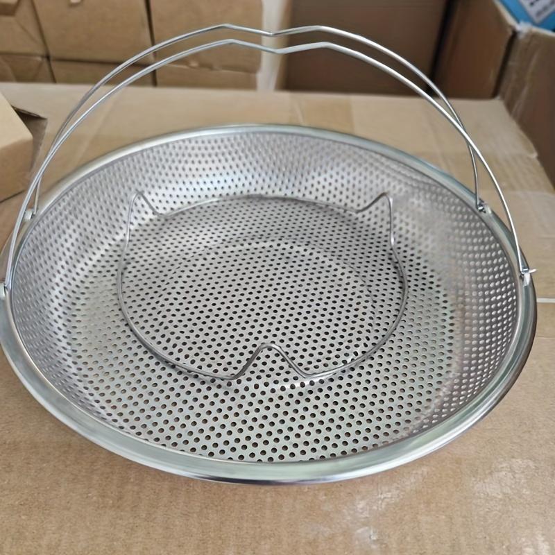 

Stainless Steel Steamer Basket: Multi-Purpose, Efficient Steaming & Washing, Kitchen Essential for Healthy Cooking!