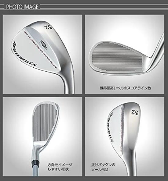 Golf Club Wedge Set of 2 High Rotation Dynamics High Spin Wedge 52 Degrees 57 Degrees Standard Carbon Shaft Specifications R Dyna Golf
