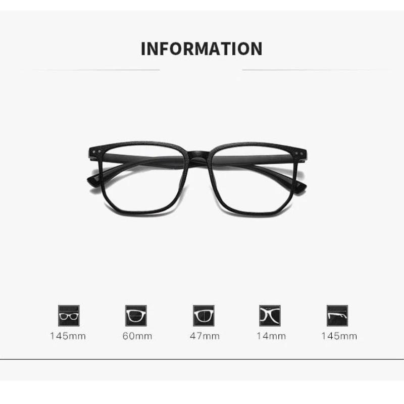 Classic Retro Large Square Frame Myopia Glasses Wood Grain Anti-blue Light Short Sight Glasses Trendy Minus Diopter Eyeglasses