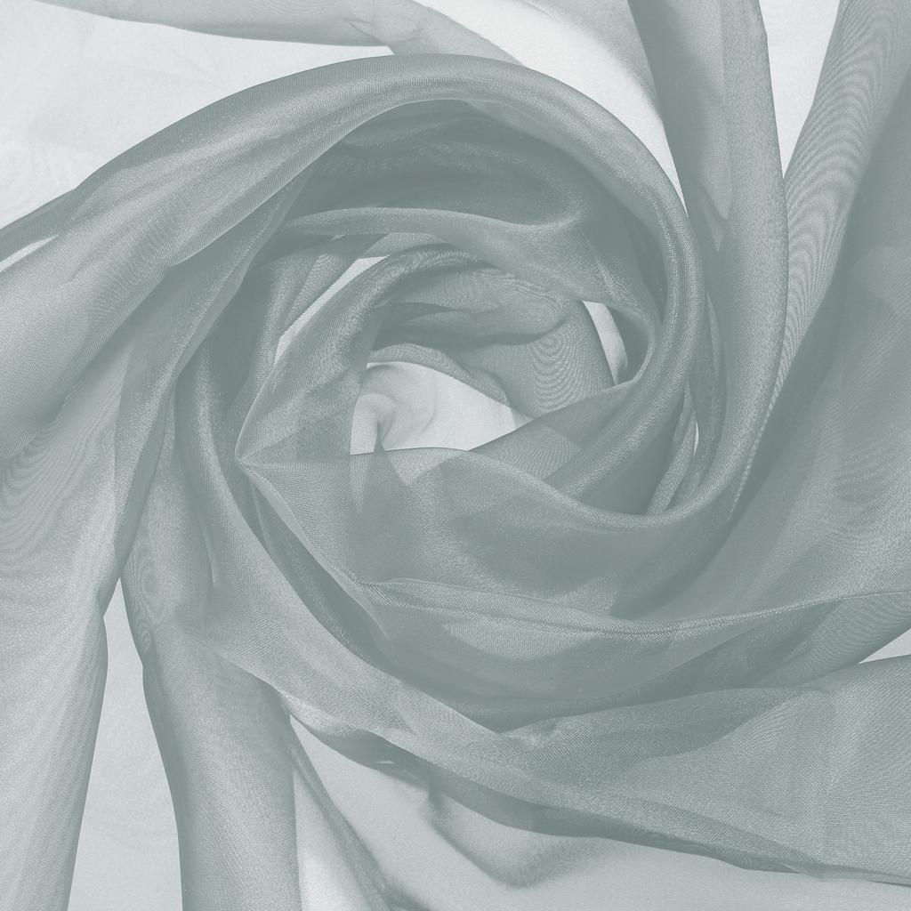 Organza Tulle Roll Fabric 60" Bridal Solid Sheer Organza Crystal Organza Sheer Silky Fabric for DIY Craft Table Home Decoration
