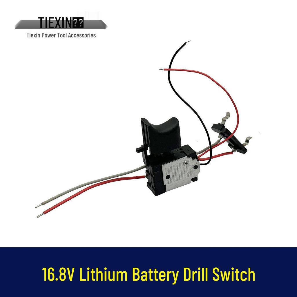 Compatibil cu comutator pentru bormașină cu baterie litiu Makita 16.8V - Comutator de alimentare pentru bormașină și accesorii 04399