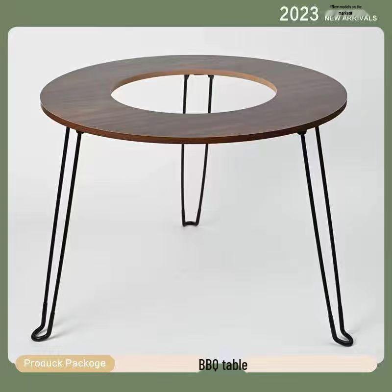 

Многофункциональный складной чайный и барбекю стол для использования в помещении и на открытом воздухе 60*60*47