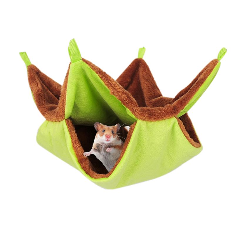 Rat Pet Ferret Squirrel Bird Hamster Hammock Hanging Cage Nest Bed Toys House