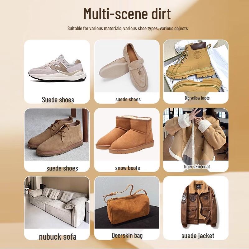 Čistič semišových sněhulí a bot Ugg & Birkenstock - Odstraňovač skvrn a péče pro nubuk