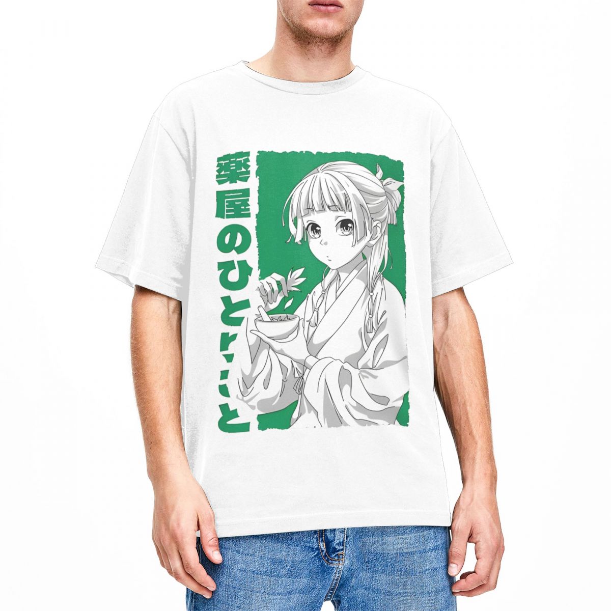 

Осень Новый продукт Классический анимационный принт Приталенная повседневная хлопковая футболка с коротким рукавом Повседневный универсальный дизайн для фанатов 4XL