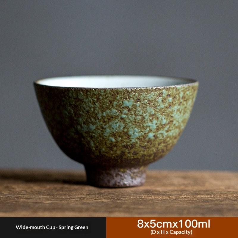 

Rustic Vintage Master Cup Japanese Handmade Teacup Antique Single Cup Ceramic Personal Cup Teacup 200ml