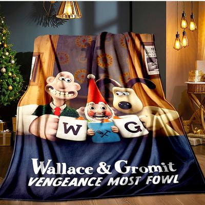 Wallace Fowl Revenge Blanket Flannel Throw for Sofa, Indoor, Camping, Living Room, Office, Chair, And Bed Soft Birthday Gift