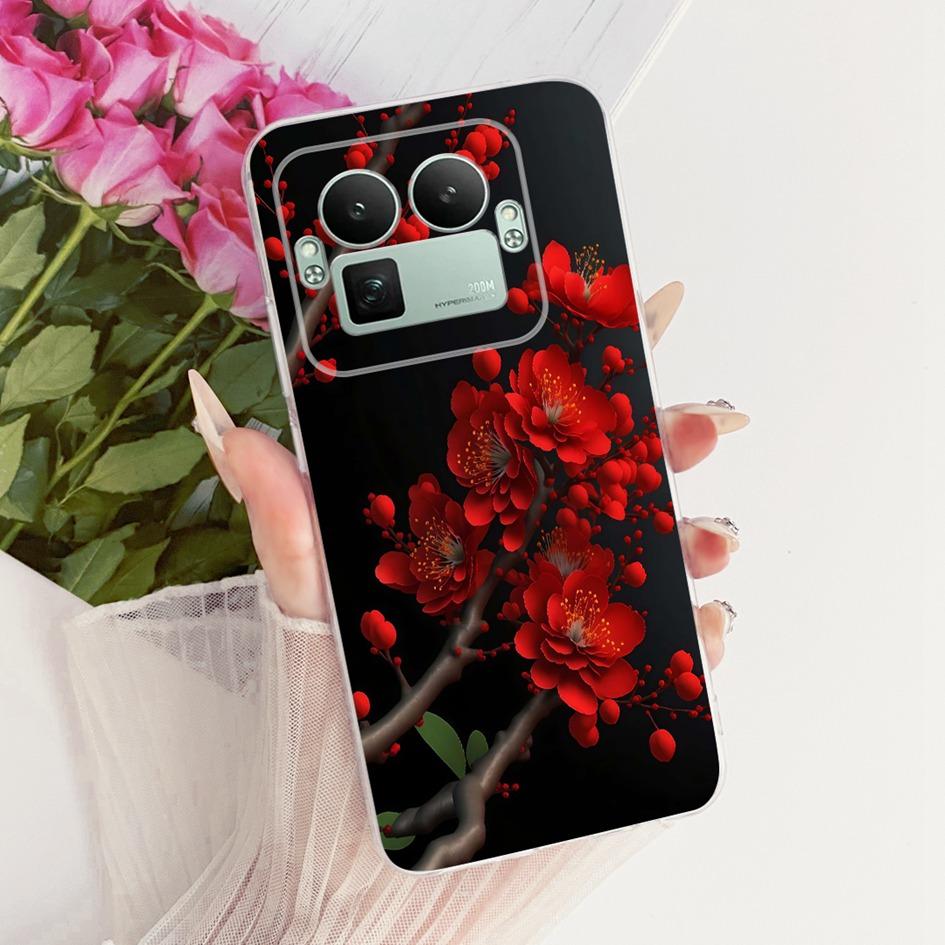 For Realme GT8 Pro 2025 Case RMX5210 Popular Flower Bowknot Soft Slim Silicone Back Cover For Realme GT 8 GT8 RealmeGT8 5G Coque
