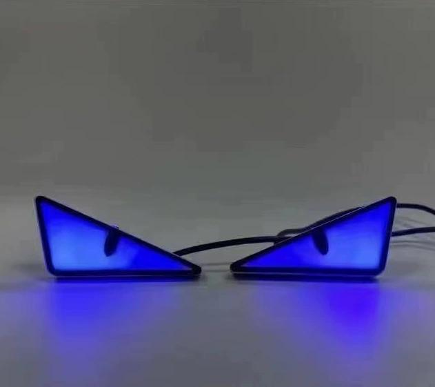 2pcs Universal Motorcycle MINI LED Demon Eye Light Devil Eye Mini  Decoration Mascars LED Light Eyes LED Lights for Motorcycle