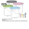 1/4Pcs Creami Pints And Lids for Ninja Ice Cream Can Cooler BPA-Free Dishwasher Safe Ice Cream Storage Containers Compatible with NC299AMZ NC300s