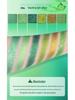 UCANBE Secret Realm 15-Color Eyeshadow Palette: Advanced Green Changlong Elf Halloween Special Effects Makeup.