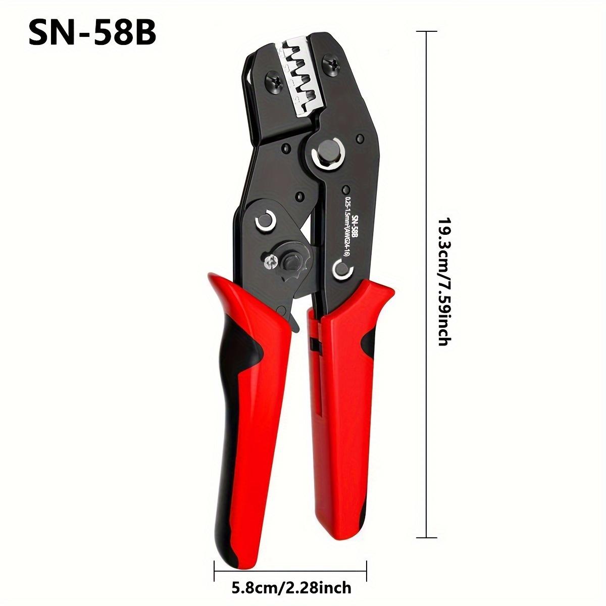 Industrial-grade Multi-function Crimping Pliers, Manual Crimping Terminal Tools, Multi-port (as the picture,14 mm&Crimping pliers)