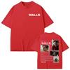 Singer Walls Luna Album Merch T Shirt High Quality Short Sleeve T-shirts Men Women Summer Casual Loose Cotton T-shirt