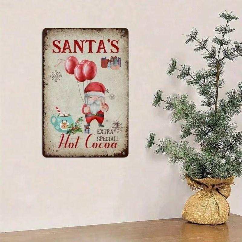 Retro Metal Wall Art, Living Room Decor, 20x30 cm