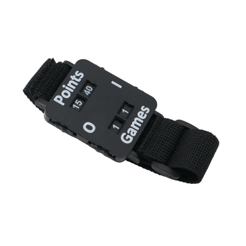 

Portable Tennis Score Keeper Instant Score Adjustable Wristband Scorer Wristband Big Screen Lightweight Tennis Wrist Scorer чёрный