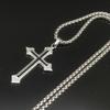 Stainless Steel Necklace , Classic Cross Pendant for Men, Pendant Necklace Accessories