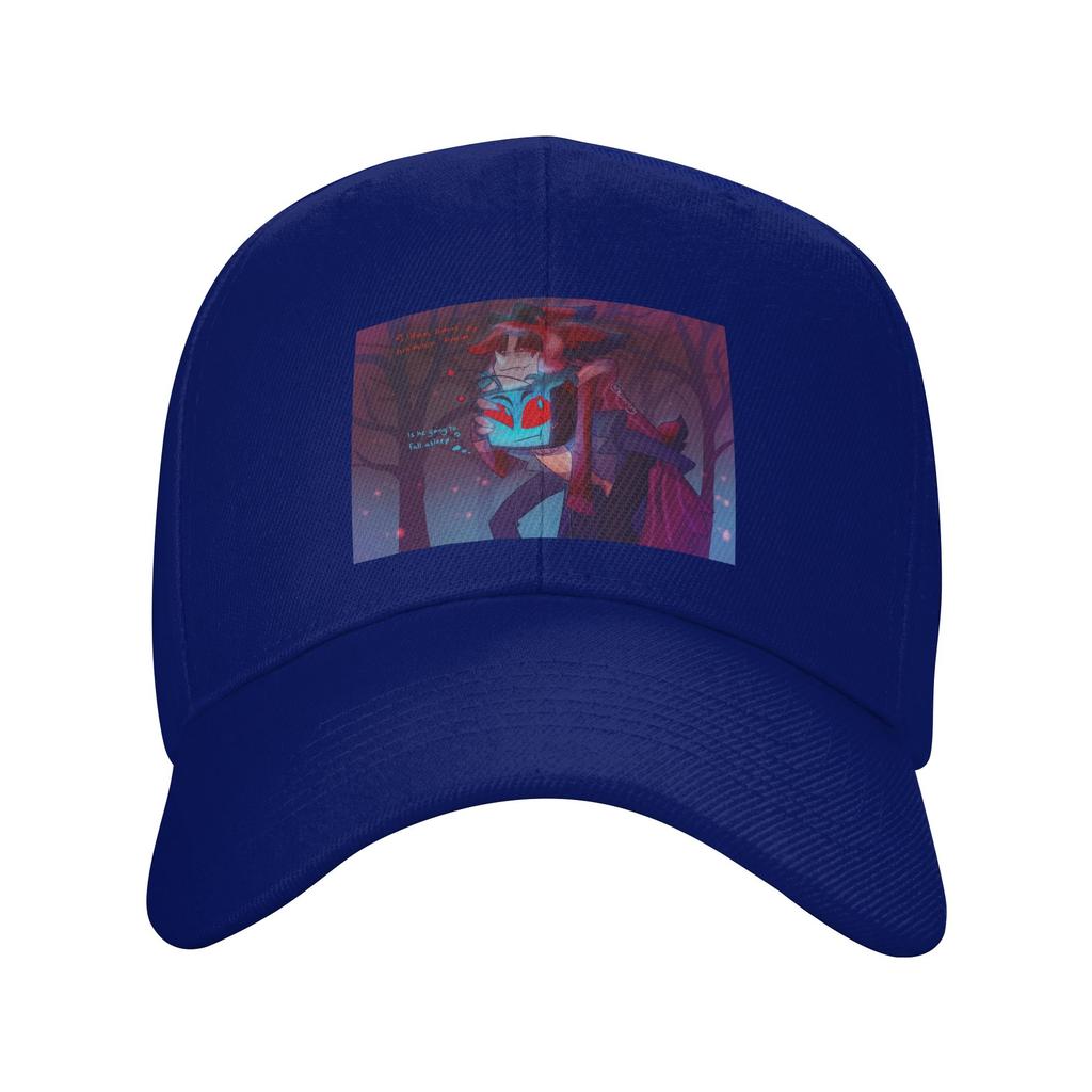 Valentines Alastor and Vox radiostatic Baseball Caps Unisex Sport Sun Caps Hats Adjustable Polyester Fishing Hat Summer Hat