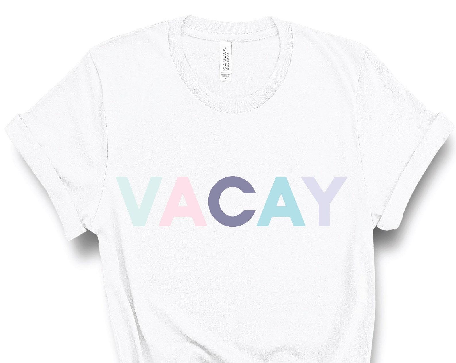 Vacay shirt, Oh hey vacay Friends Vacation, Vacation shirt, Vacay Mode, Family Vacation tees, Vacation t shirt, Girls Trip Shirts Matching M