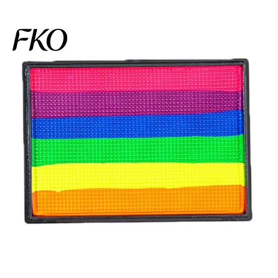 High Pigment Body Paint 50G Rainbow for Face Painting, Makeup Easy Blend Halloween Party Cosplay, Washable Kids Adults Performance