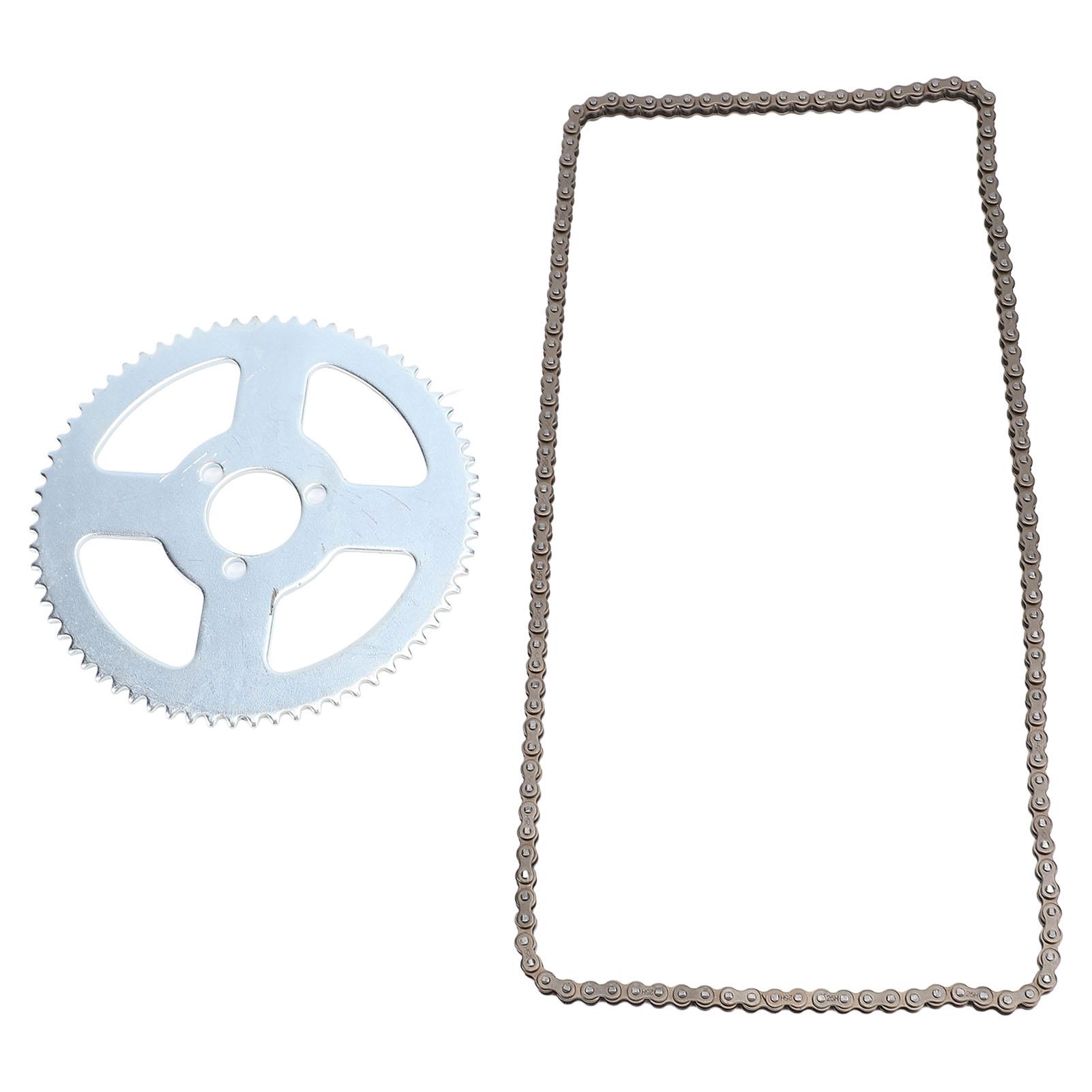 

Цепь 25H 136 звеньев и задняя звездочка 68T из высокотвердого стального сплава для мини-грязевика 47 куб.см 49 куб.см