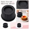4 Inch Single Cavity Charlotte Mold Food Grade Silicone French Dessert Baking Mold for Mousse Cake Pastry Mold