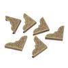 100pcs Bronze Metal Corner Protector Vintage Corner Guards Photo Album Corner Protector  Notebook