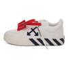 Cotton Low-Top Lace-Up Fashion Sneakers Kids Sneakers White Black OBIA003S22FAB0010146
