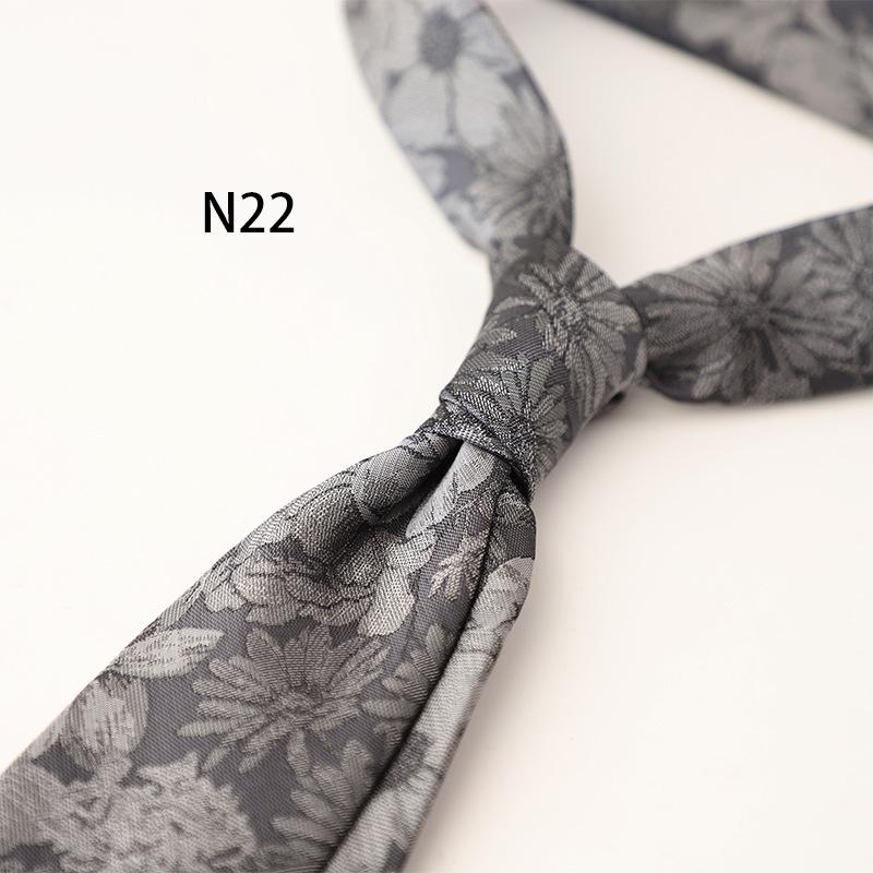 Men s Floral Jacquard Woven Neck Tie Classic Pattern Formal Business Accessory for Suit and Dress Shirt One Size