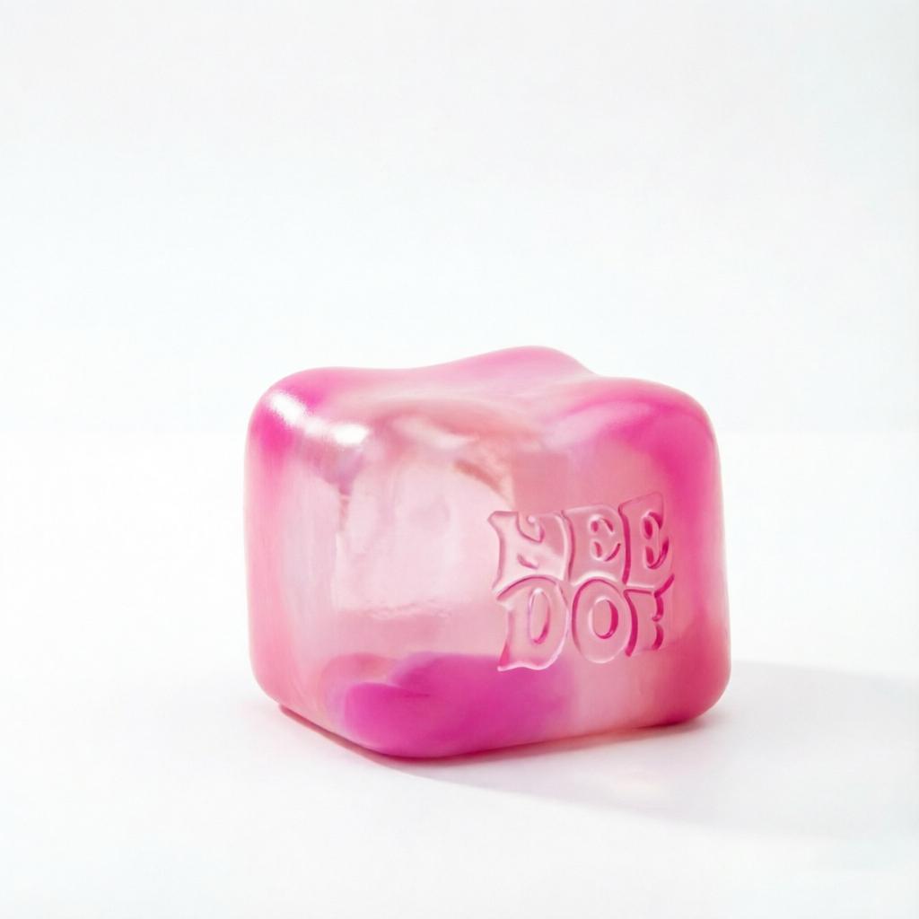 1Pc 3D Candy Cube Squishy Toy Adult Stress Relief Squeeze Sensory Decompression Toy Party Favor Gift