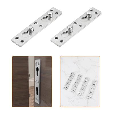 Heavy Duty Bed Frame Rail Fasteners Invisible Bed Hanging Buckle Stainless Steel Furniture Bed Hinge Connector Hardware