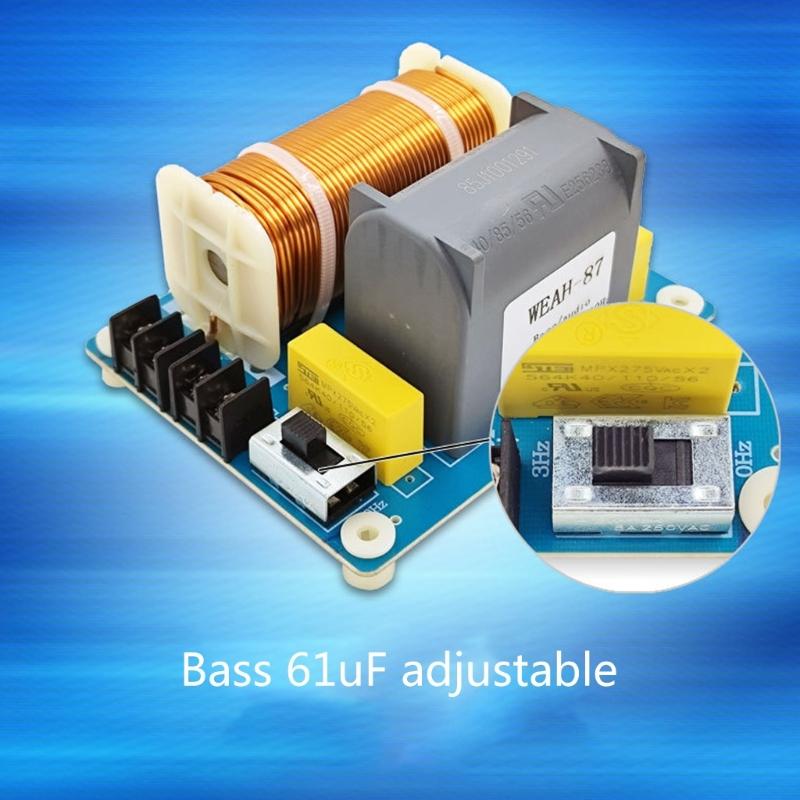 Bass Subwoofer Speaker Frequency Divider Stage Home Car Hifi Stereo DIY Crossover Filters 1200W 410Hz Auto Accessory