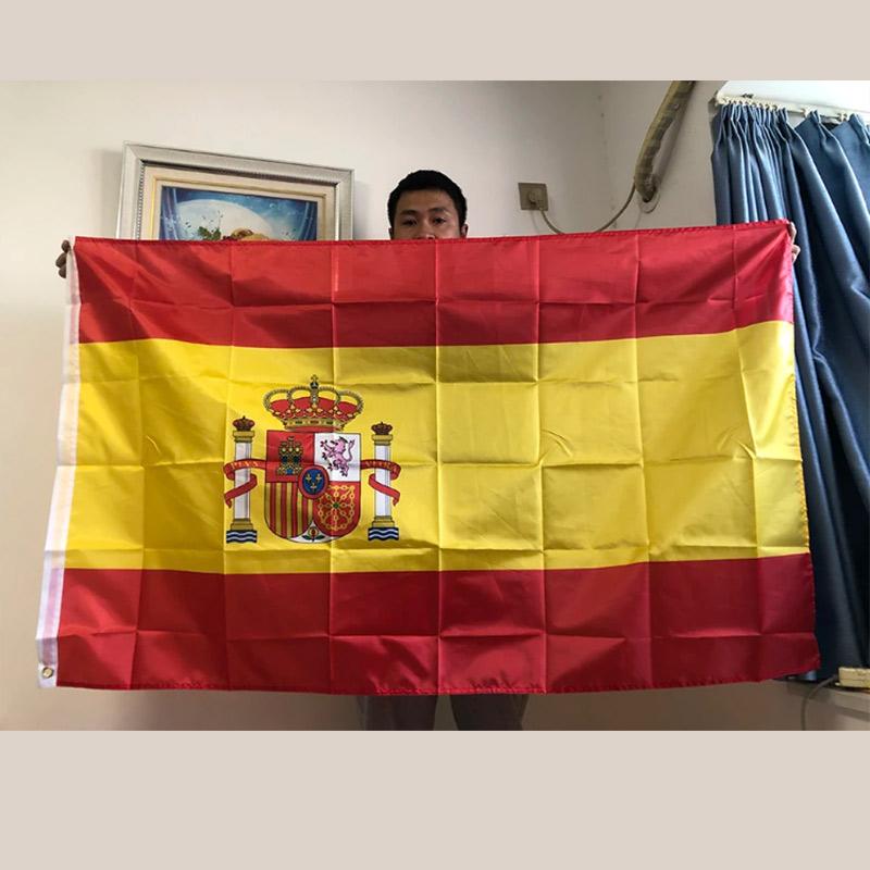 Spain National Polyester Flags Outdoor Decor Christmas Decorations For Home Flag Banner Party Backdrops Wall Art Family Gifts