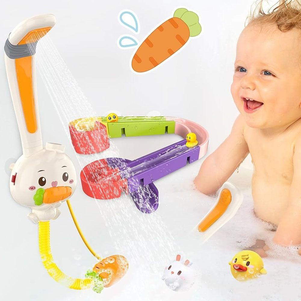 with Shower Heads Baby Electric Water Spray Toy Retractable Rabbit Electric Bath Toys Gift