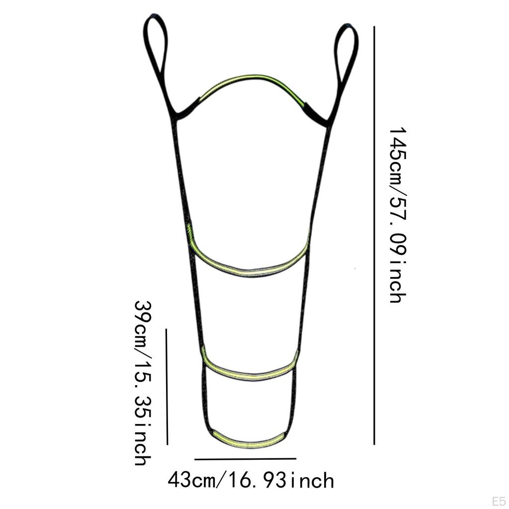 Climbing Aider Rope Aid Multifunctional Thickened Tree Gear Portable with Reflective Strips