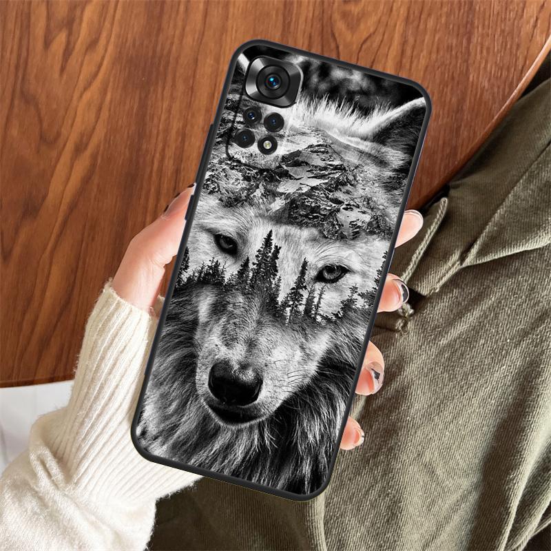 Animal Lion Wolf Tiger Eagle Case For Xiaomi Redmi Note 14 Pro 13 12 11 10 15 Pro Plus Redmi 15 C 13 10C 12C 14C 13C Cover