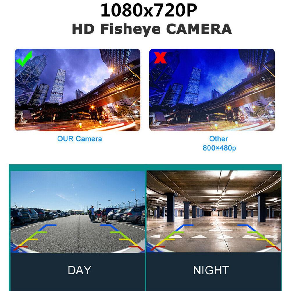 Auto-Rückfahrkamera, Rückfahrkamera, 1080P, klar, störungsfrei, 170 Grad Weitwinkel, verstellbar, für kleine Fahrzeuge, Rückfahrkamera