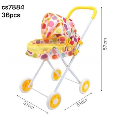 Fabrikmädchen Spielhaus Simulation Kinderwagen Spielzeug Set