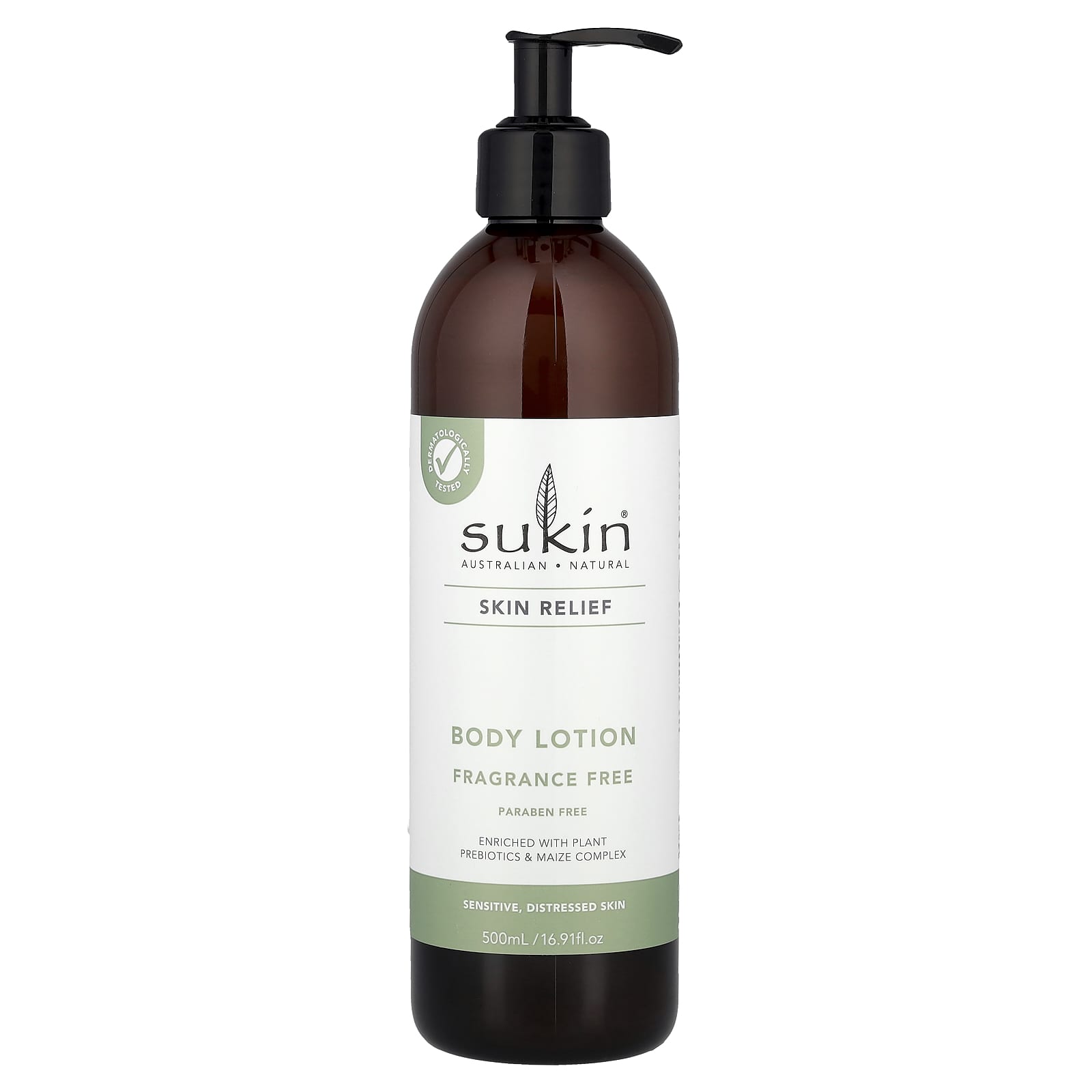 

Skin Relief, Body Lotion, Sensitive, Damaged Skin, Unscented, 500Ml(16.91Fl Oz)