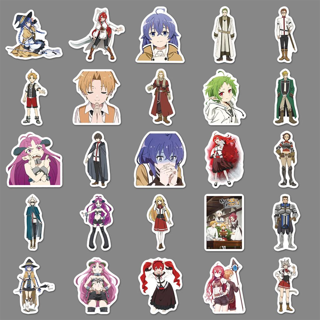 50 Graffiti-Sticker Personalisierte Cartoon-Japanische Comics Dekoration Handyhülle Wasserbecher Computer-Sticker